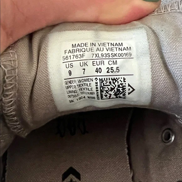 Converse Gray canvas Sneakers - Picture 6 of 7